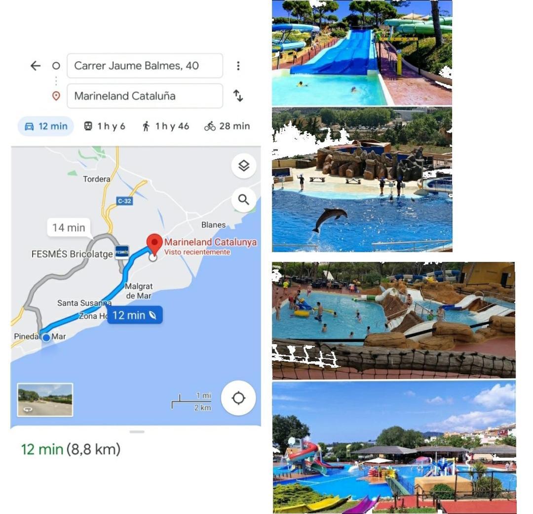 Apartamento En La Costa Del Maresme Пінеза-да-Мар Екстер'єр фото